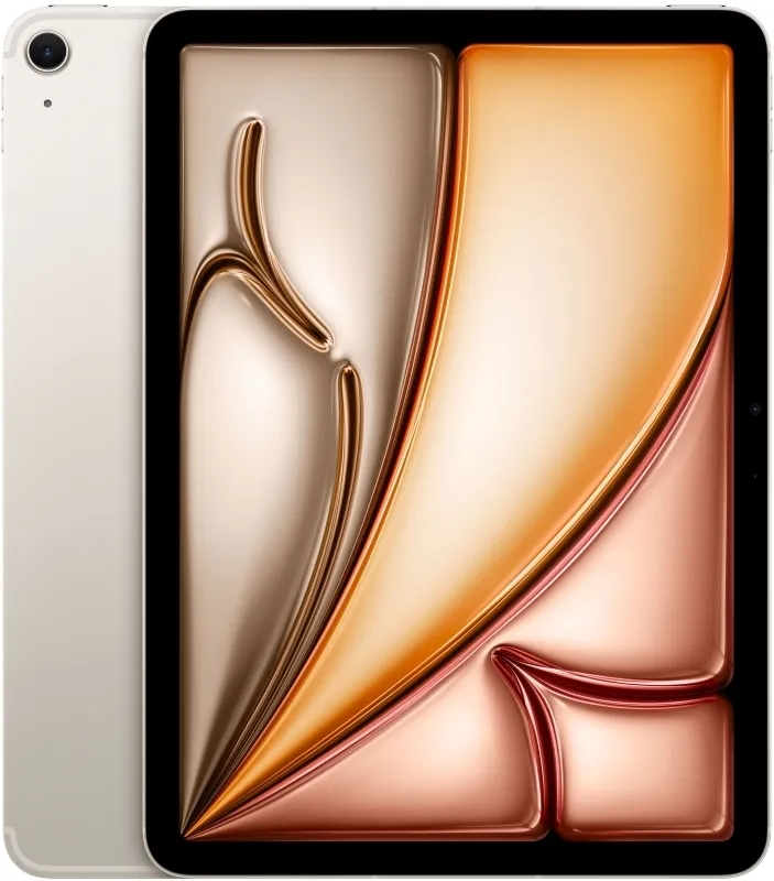 iPad Air 11" (2024) Wi-Fi + Cellular 256 ГБ, «Сияющая звезда» (без RuStore)