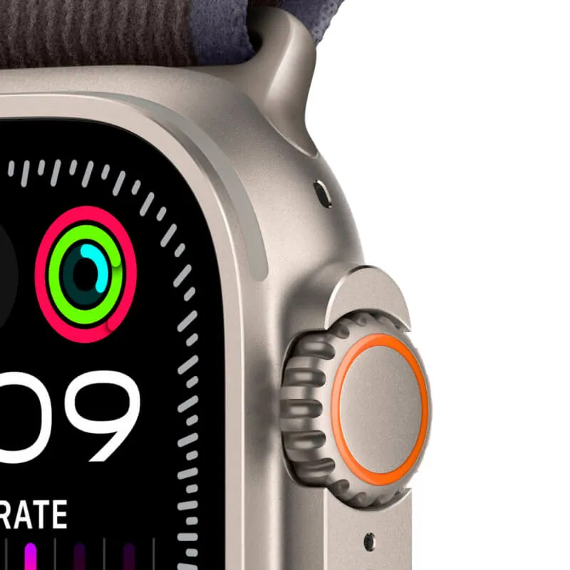 Apple Watch Ultra 2 GPS + Cellular, 49 мм, корпус из титана, ремешок Trail синего/черного цвета