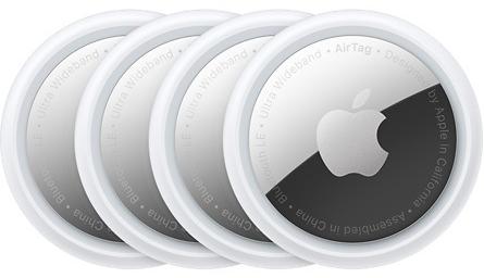 Трекер Apple AirTag (4 штуки)