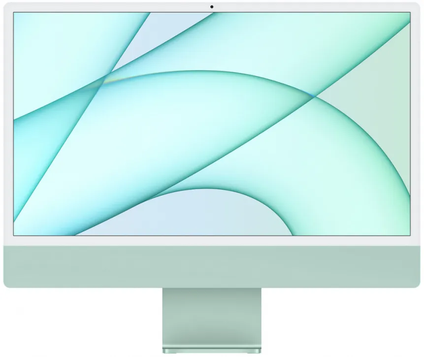 Apple iMac 24" Retina 4,5K, M1 (8C CPU, 7C GPU), 8 ГБ, 256 ГБ SSD, зеленый