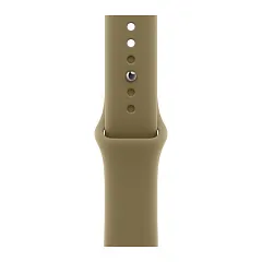 Apple Watch Series 12, 46 мм, корпус из алюминия темно-бронзового цвета, спортивный ремешок оливкового цвета