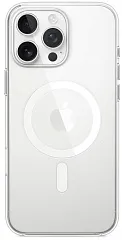 Чехол KUVETE с MagSafe для iPhone 16 Pro Max, прозрачный
