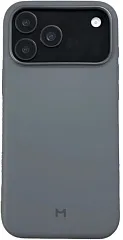 Чехол Magssory для iPhone 17 Pro Max, силикон, с MagSafe, Серый