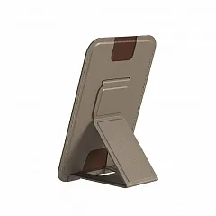 Кардхолдер Magssory Duo Magnetic Kickstand Wallet, с MagSafe, ACL011, Тёмно-бежевый
