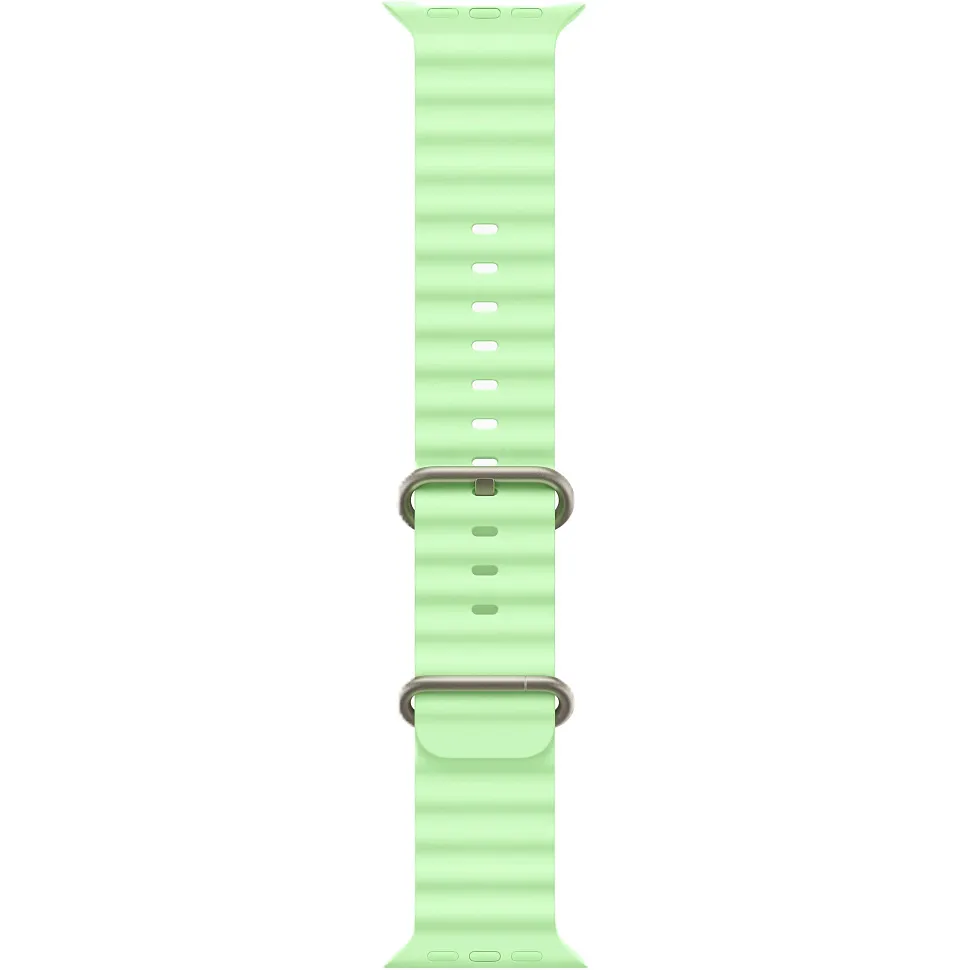 Apple Watch Ultra 3 GPS + Cellular, 49 мм, корпус из титана, ремешок Ocean неоново-зелёного цвета