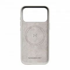 Чехол Magssory Eco-Leather Case для iPhone 17 Pro Max, с MagSafe, Айвори