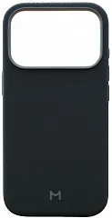 Чехол Magssory Eco-Leather Case для iPhone 17 Pro, с MagSafe, "Тёмная ночь"